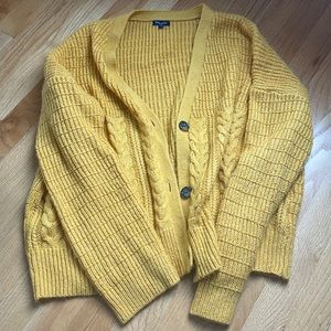 Splendid mustard yellow cardigan
